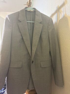 Banana Republic 100% wool grey blazer